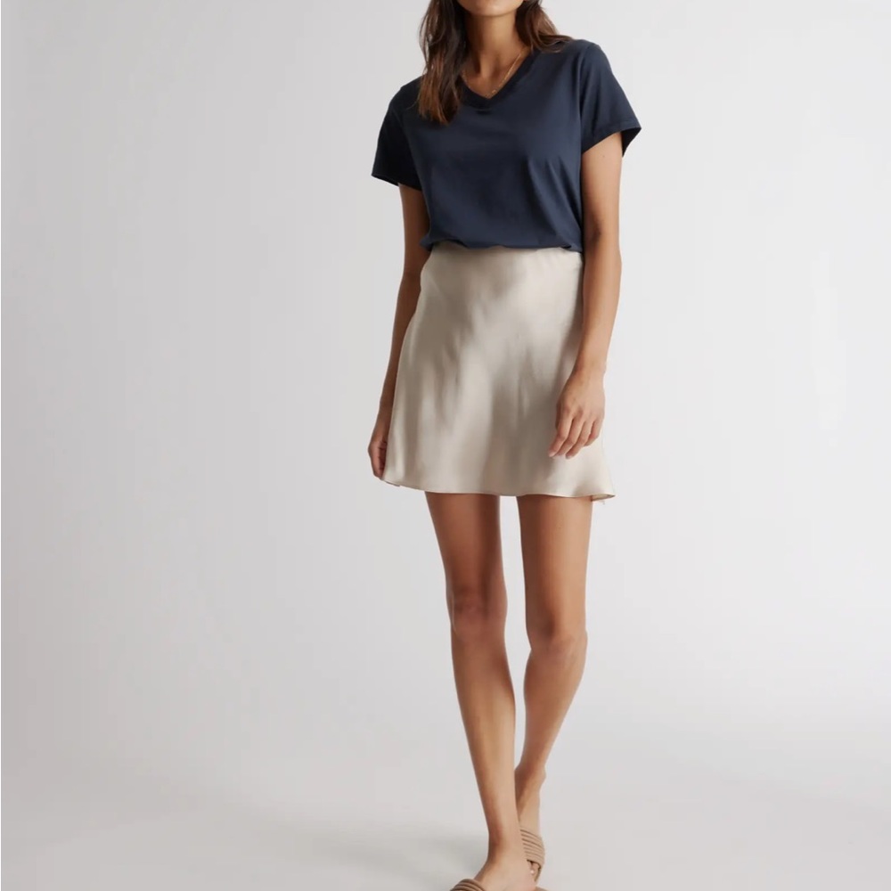 Babaton Mini satin skirt